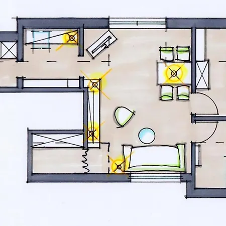 Hof Wittensee, Gartentraum アパート